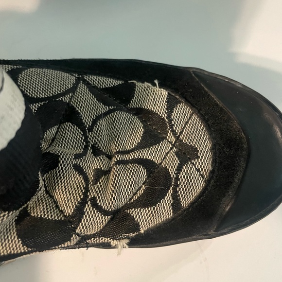 Women’s Coach Marriette logo canvas winter boots - Picture 11 of 13